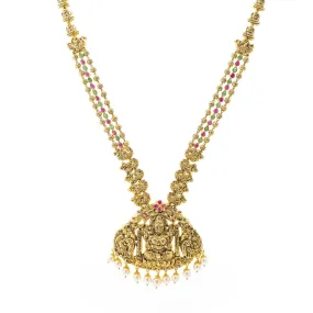 22K Gold Sweet Laxmi Antique Necklace