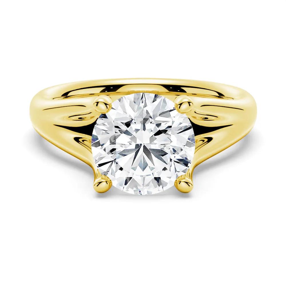 3 CT. Dream Love Moissanite Engagement Ring