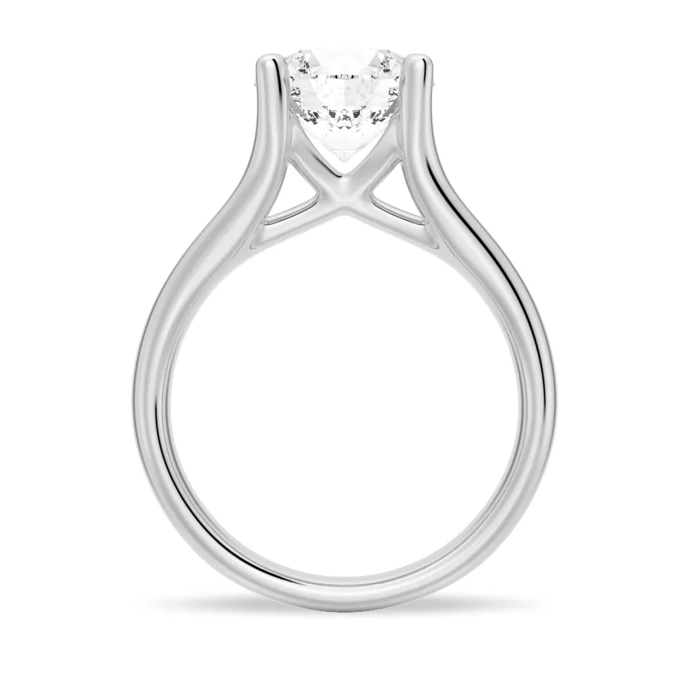 3 CT. Dream Love Moissanite Engagement Ring