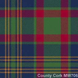 8 Yard Hand Made Kilt - Irish County Tartans