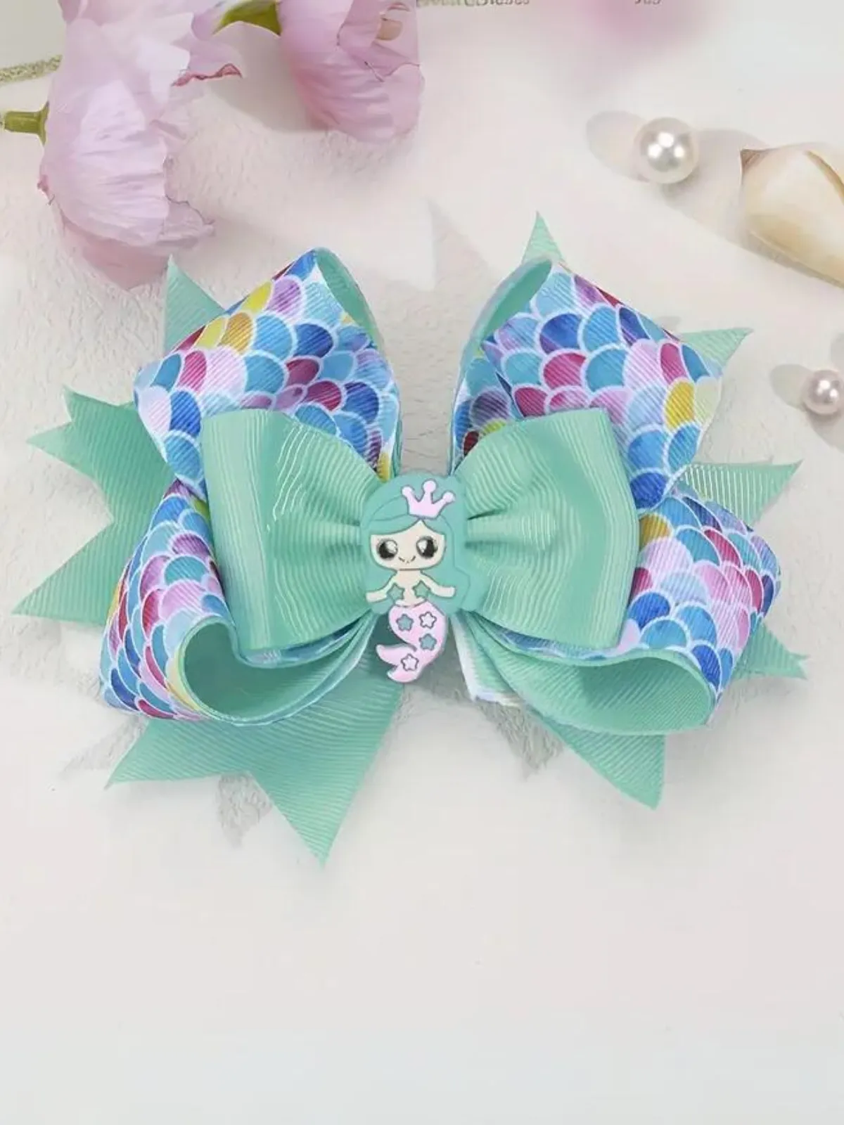 A Splash Of Magic Mermaid Hair Bow