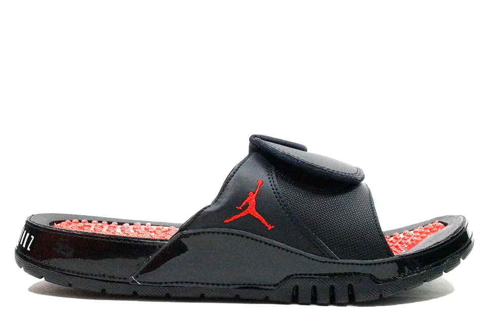 Air Jordan Hydro XI Retro Sandle "Black/Red"