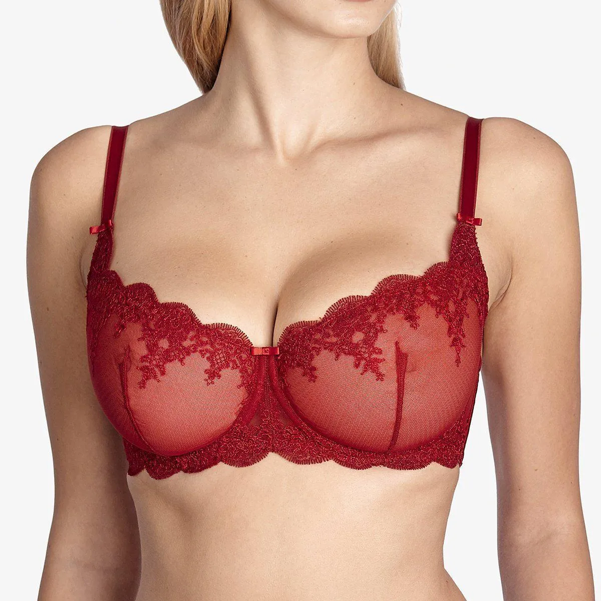 Ajour Carnation UW Bra with Vertical Seam BM7