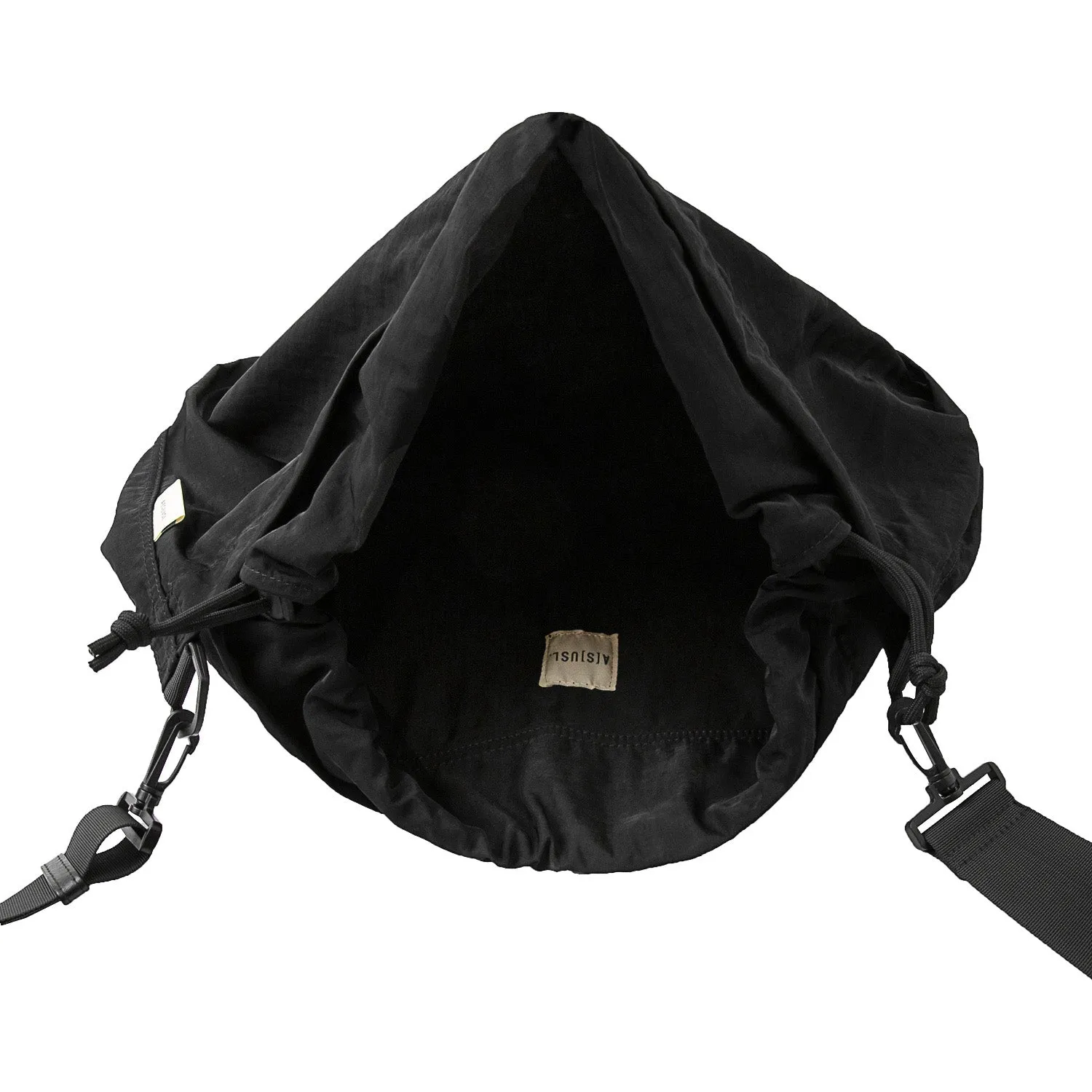 A[S]USL REFLECTIVE LOGO MESSENGER BAG-BLACK