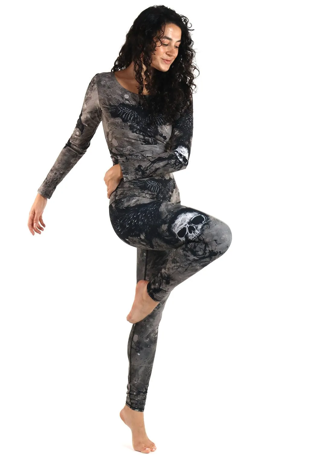 Ballet Barre Long Sleeve in The Raven