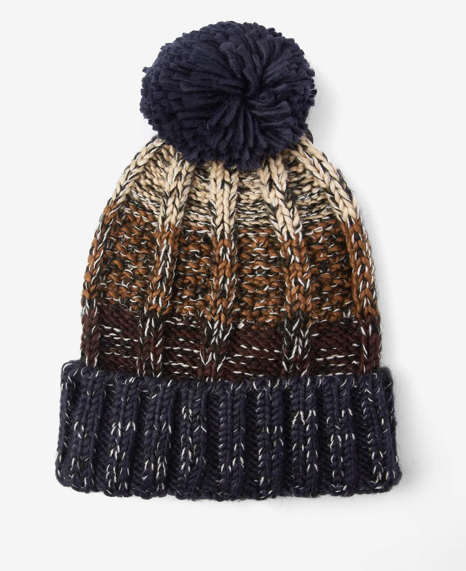 Barbour Mens 'Harlow' Knit Bobble Beanie Hat