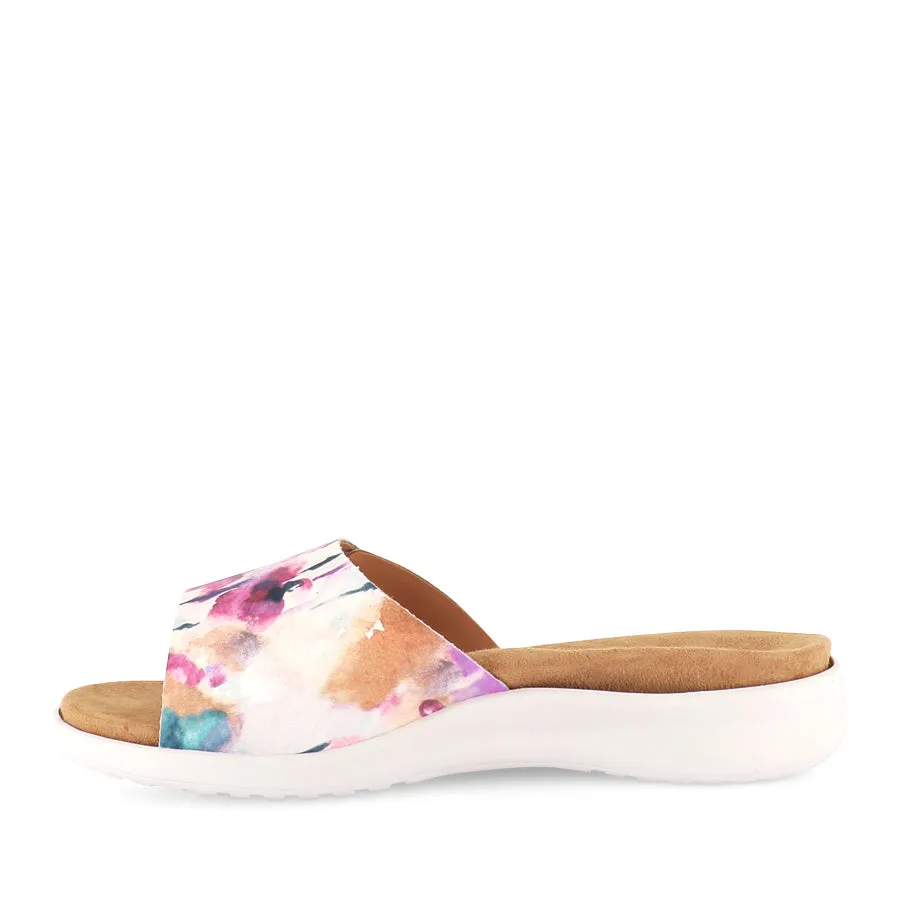 BARLAD XW - PANSY FLORAL LEATHER