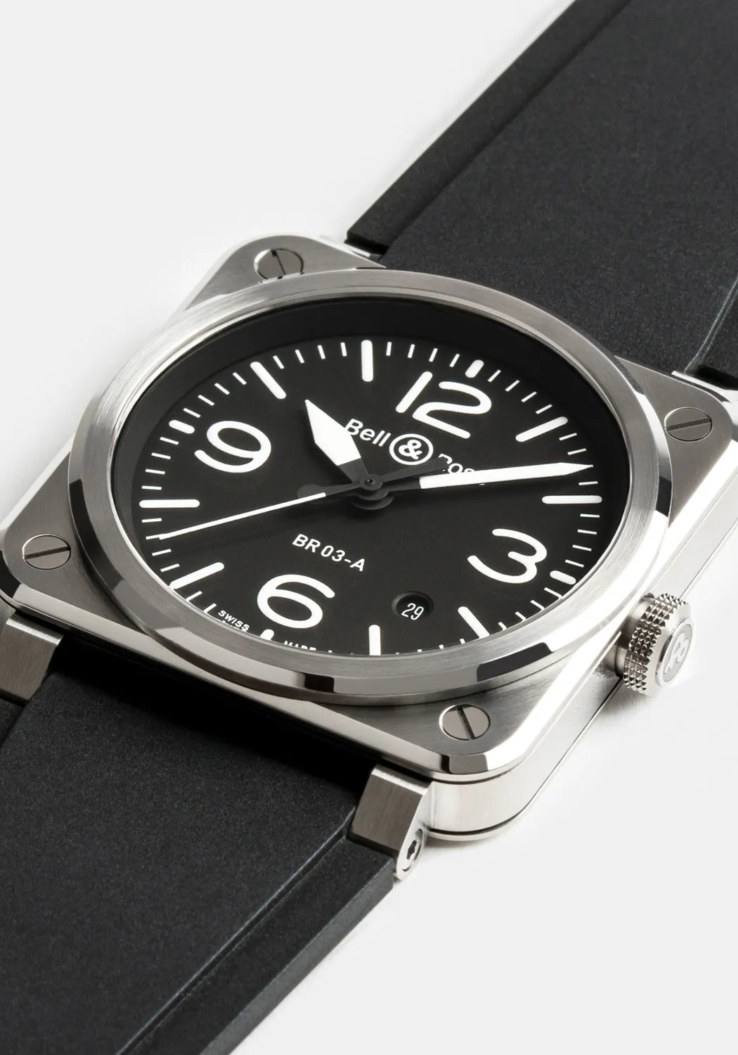 Bell & Ross New BR 03 Black Steel