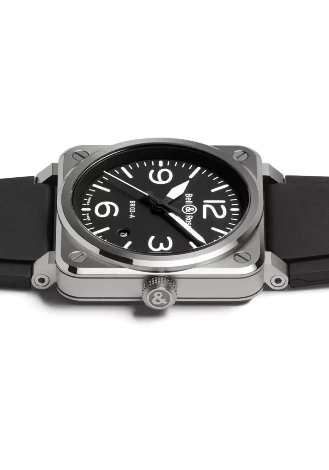 Bell & Ross New BR 03 Black Steel