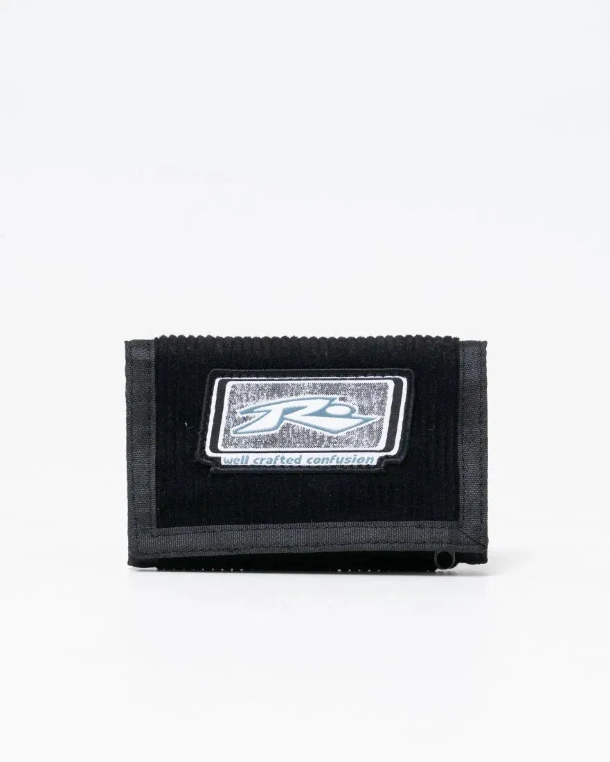 Billetera Rusty Detonate Cord Tri-Fold Wallet Black