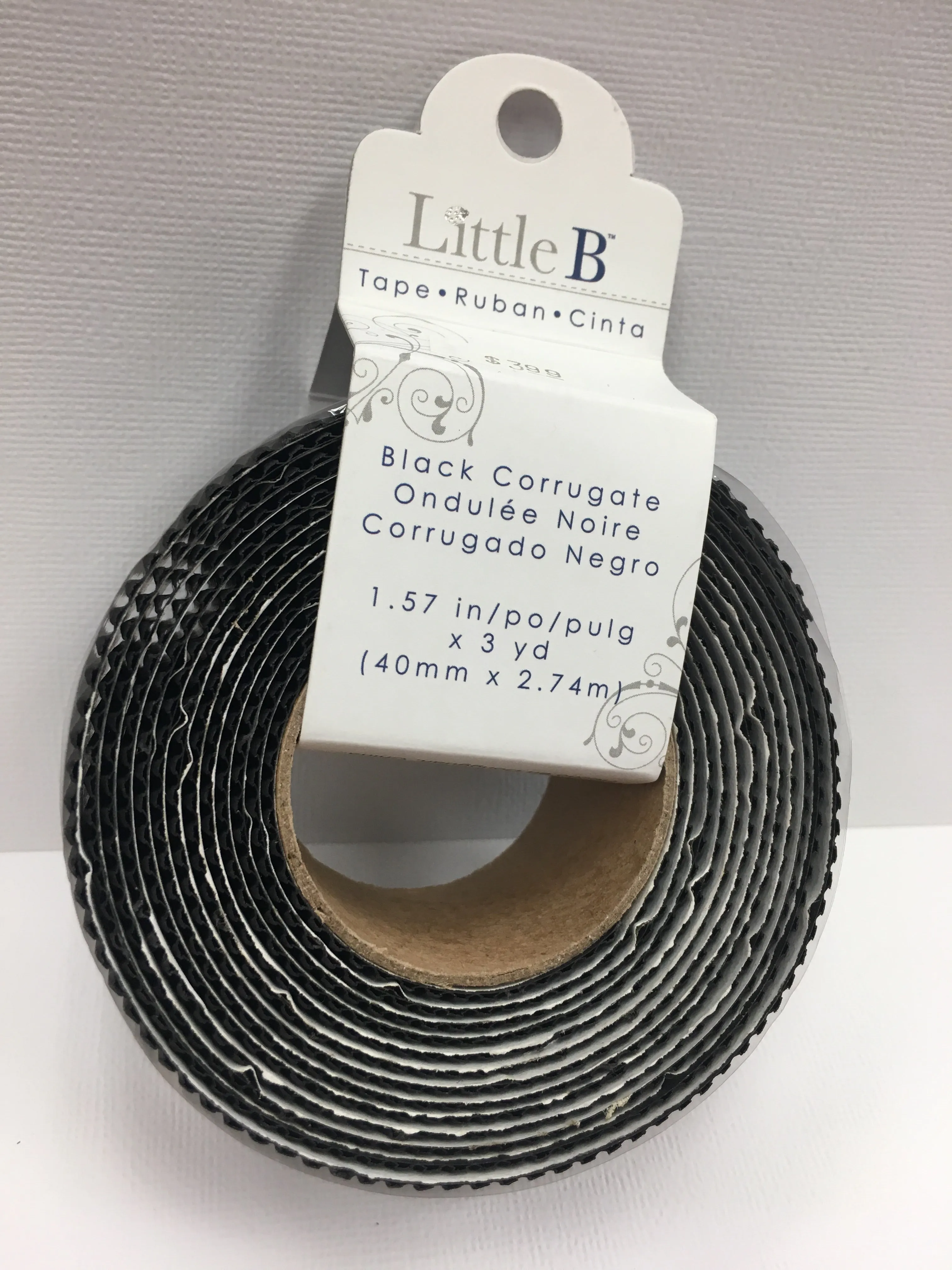 Black Corrugated Tape