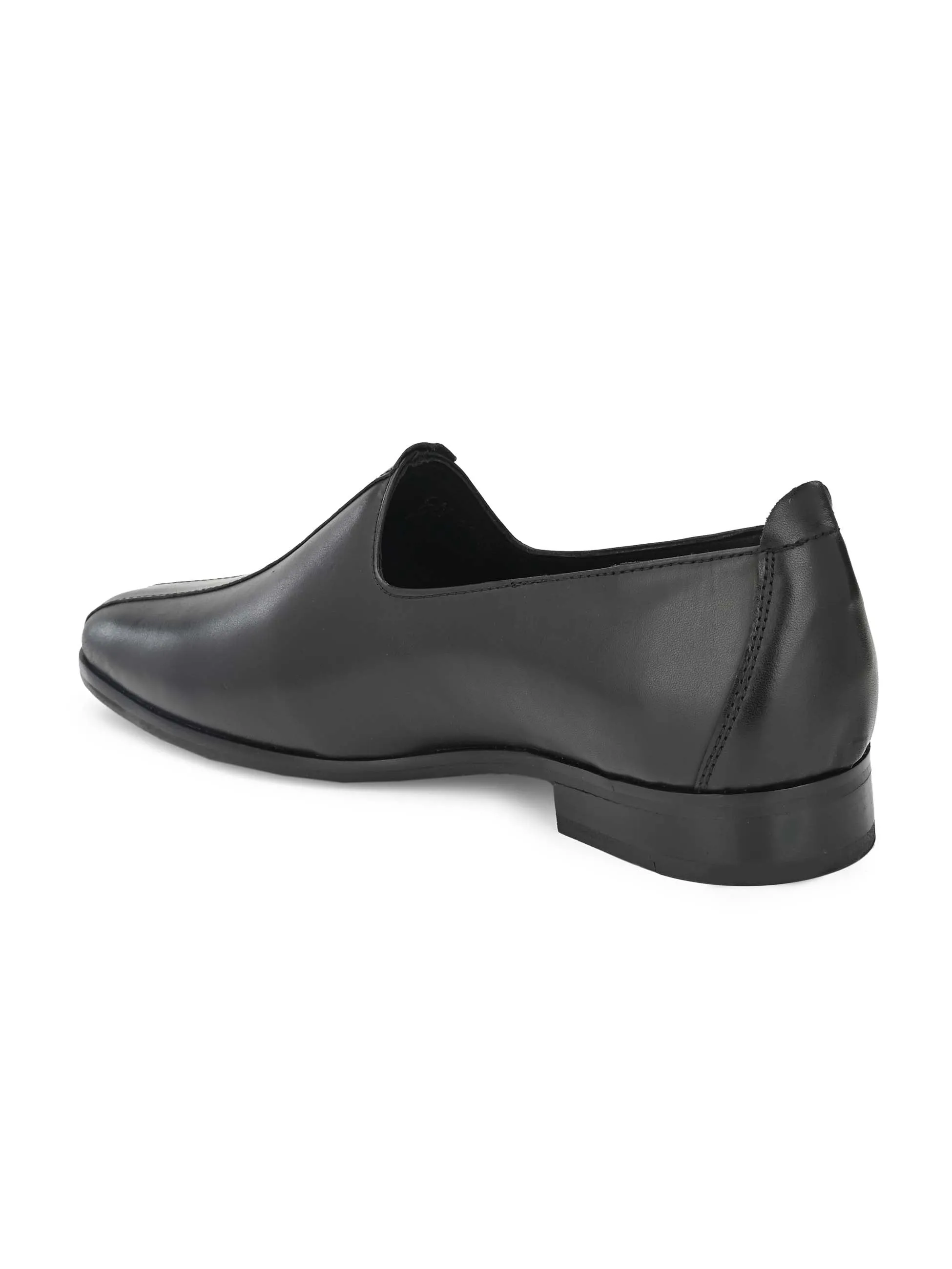 Black leather Loafer