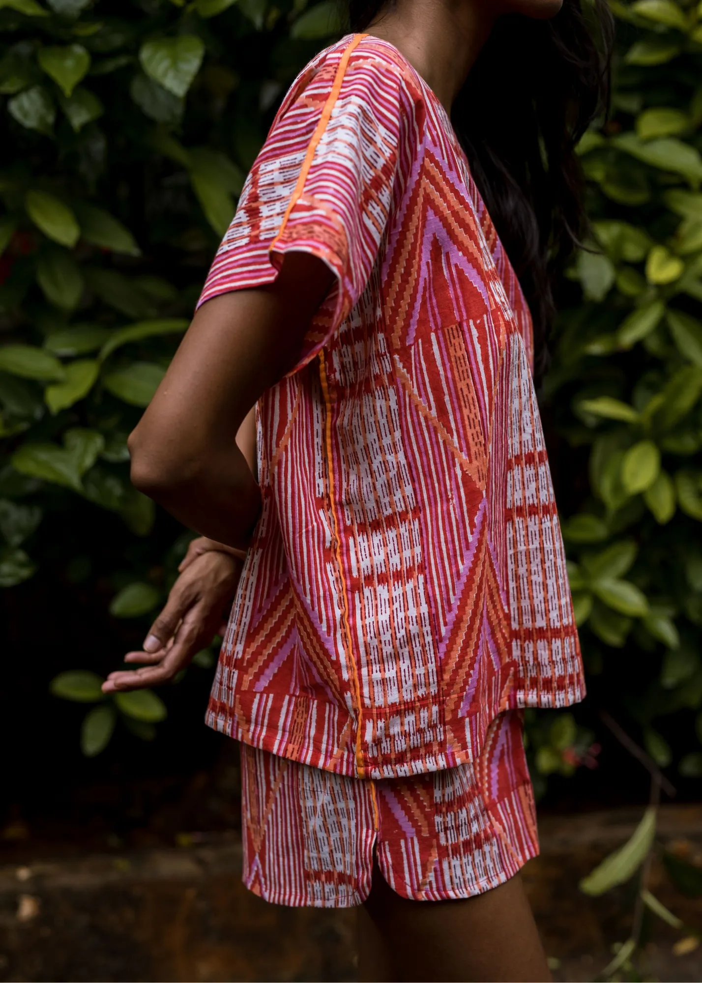 Boxy Top - Aztec Pink