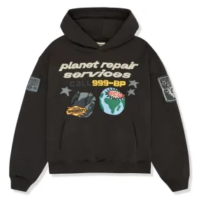 Broken Planet Market Planet Repair Services Hoodie Soot Black