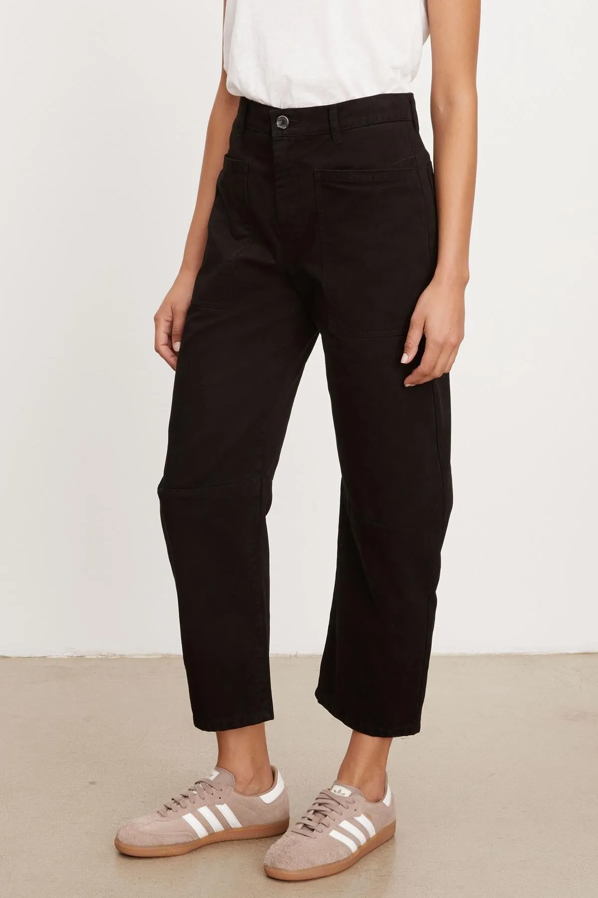 BRYLIE SANDED TWILL UTILITY PANT