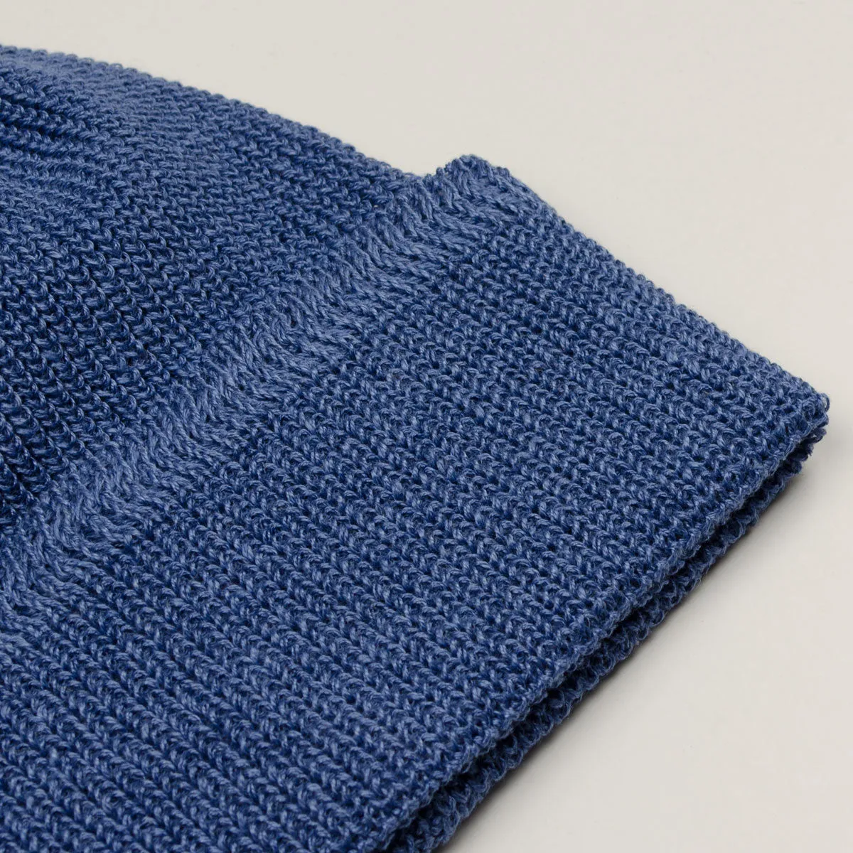 cableami - Linen Waffle Beanie - Light Blue