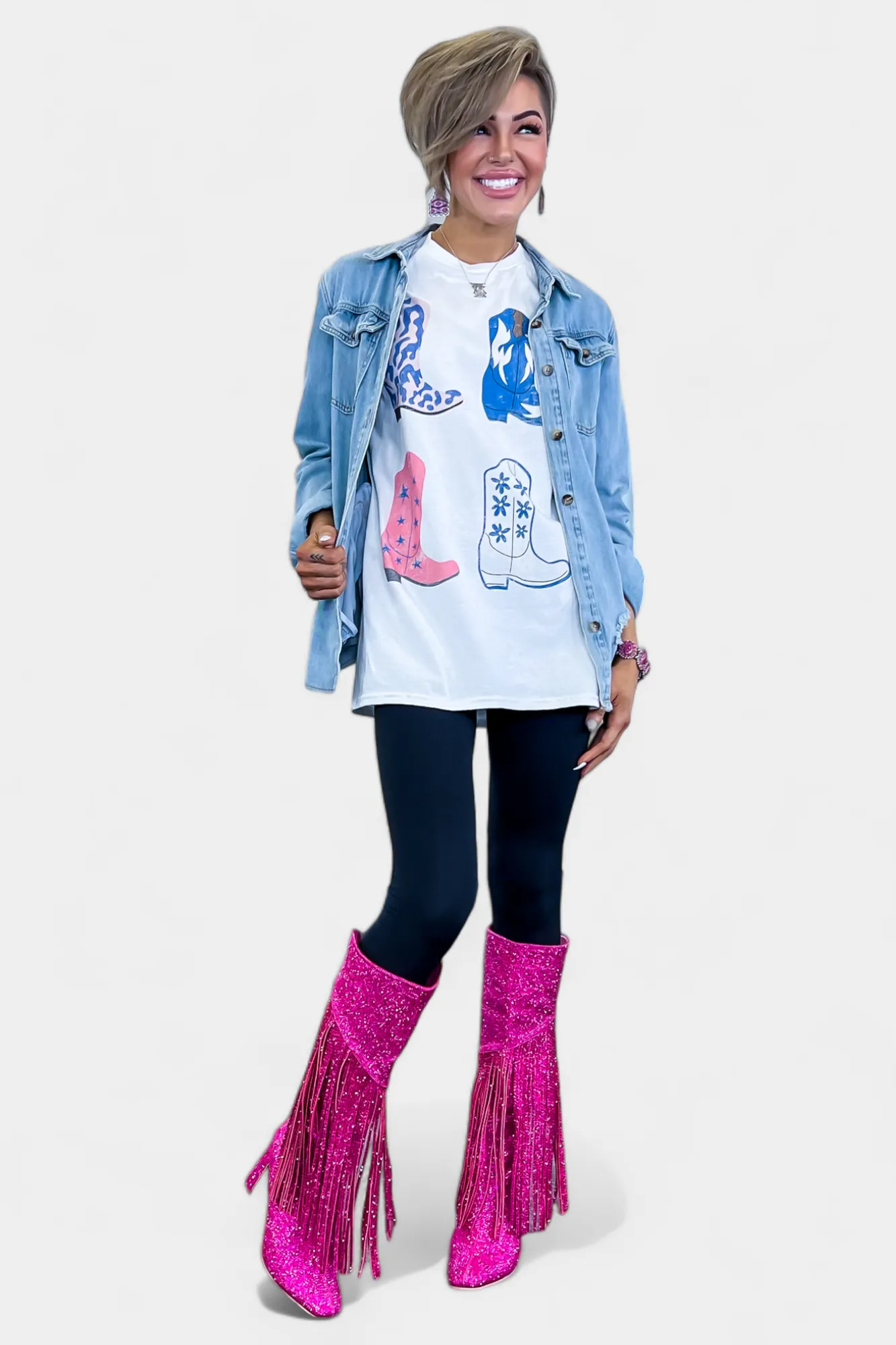 Cowgirl Boots Graphic Tee