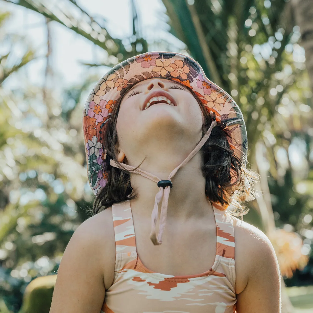 Crywolf Reversible Bucket Sunhat - Tropical floral