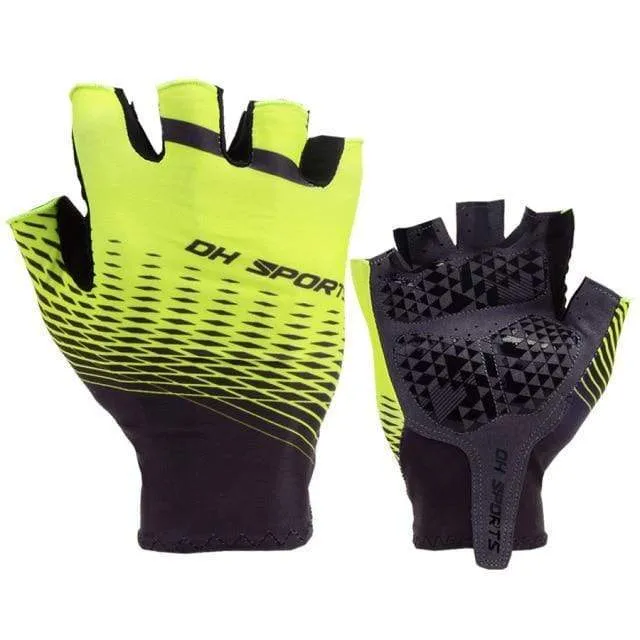 Cycling Gloves Half Finger Gel Sports Racing Bicycle Mittens Women Men Summer Road Bike Anti-slip Outdoor Gloves