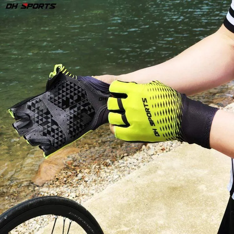 Cycling Gloves Half Finger Gel Sports Racing Bicycle Mittens Women Men Summer Road Bike Anti-slip Outdoor Gloves