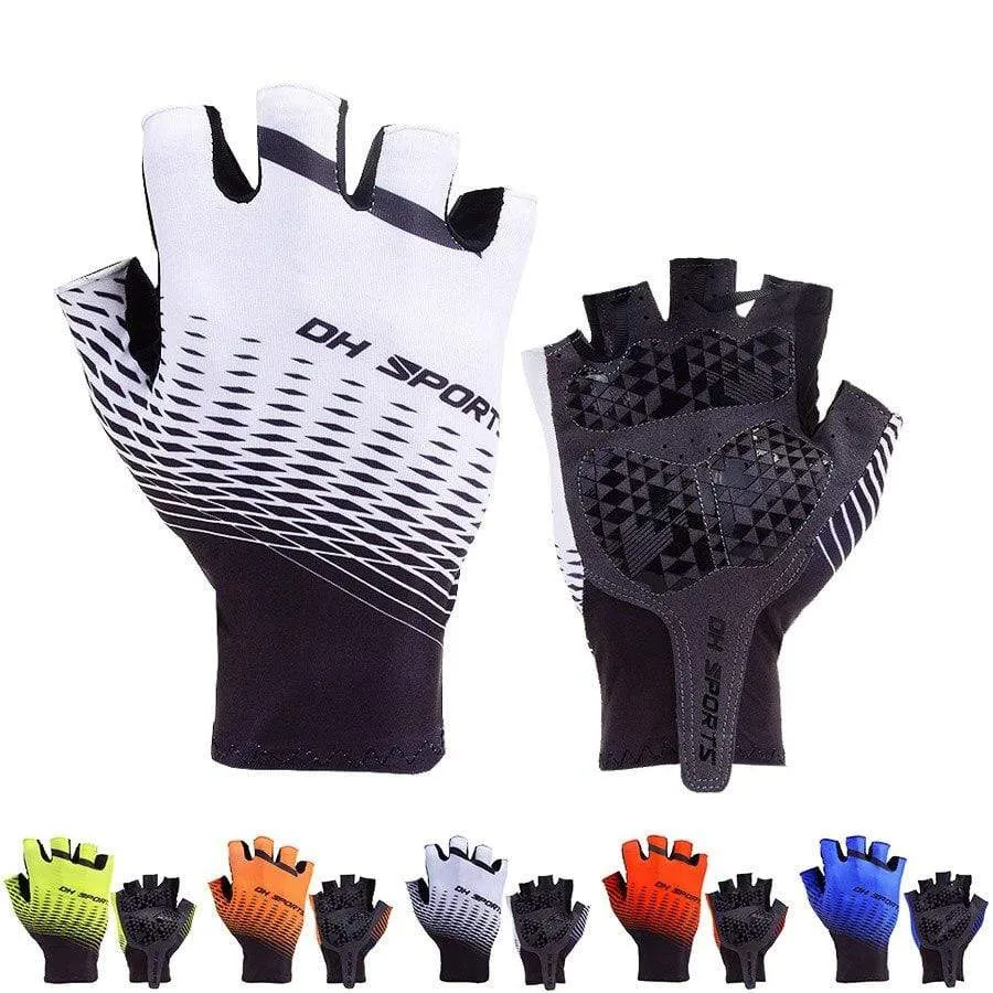 Cycling Gloves Half Finger Gel Sports Racing Bicycle Mittens Women Men Summer Road Bike Anti-slip Outdoor Gloves