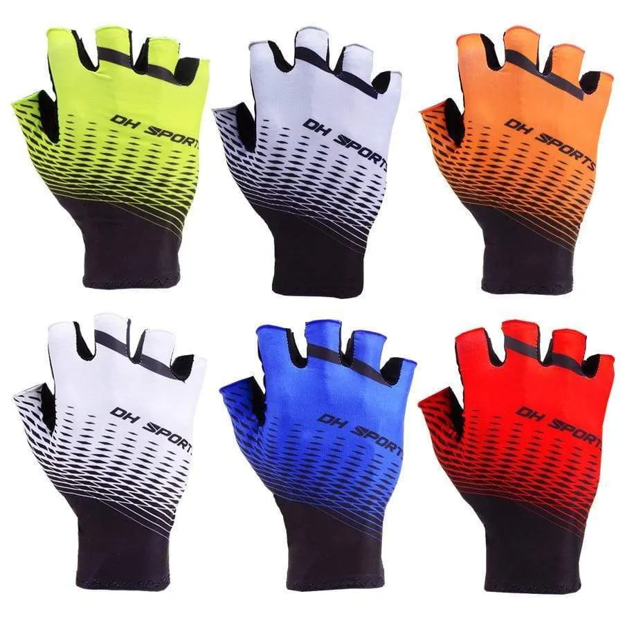 Cycling Gloves Half Finger Gel Sports Racing Bicycle Mittens Women Men Summer Road Bike Anti-slip Outdoor Gloves