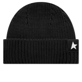 Damian Star Beanie - Black