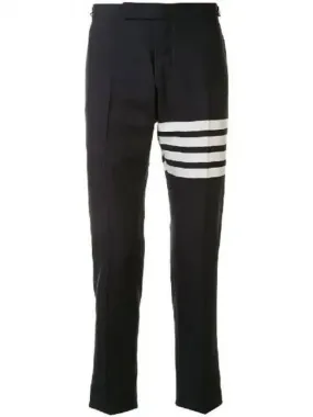 Diagonal bar wool tailored pants 271533