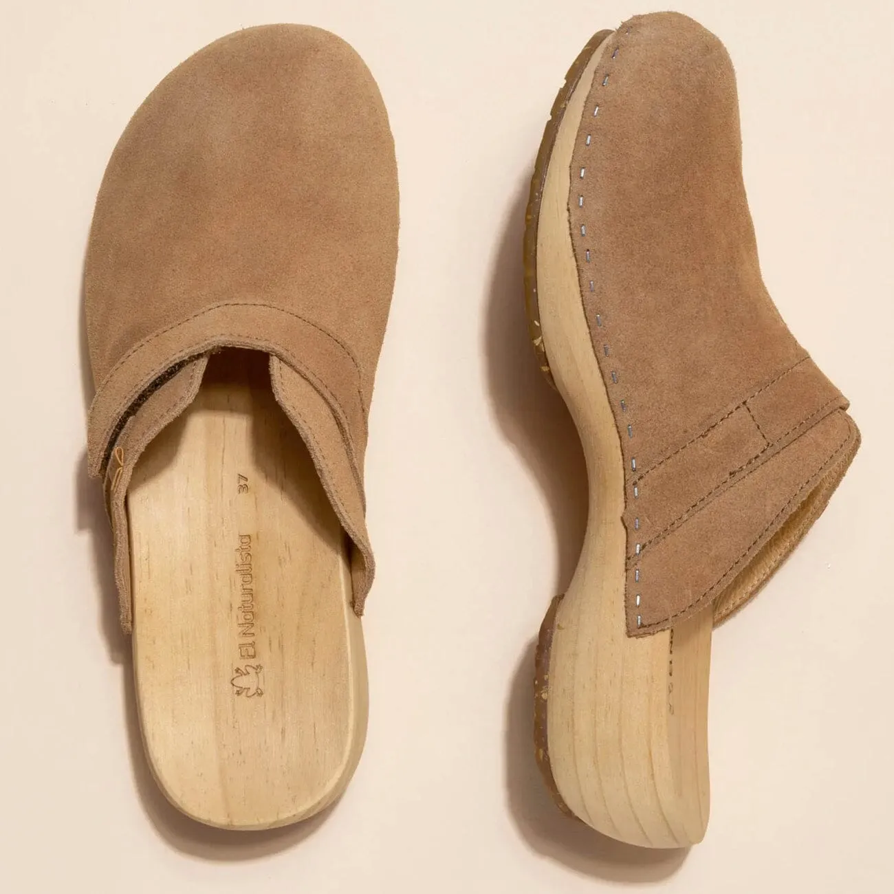 El Naturalista, SHOKUNIN, Clog, Lux Suede Leather, Honey