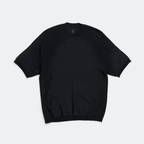 ESC Knit Wool SS Tee - Black