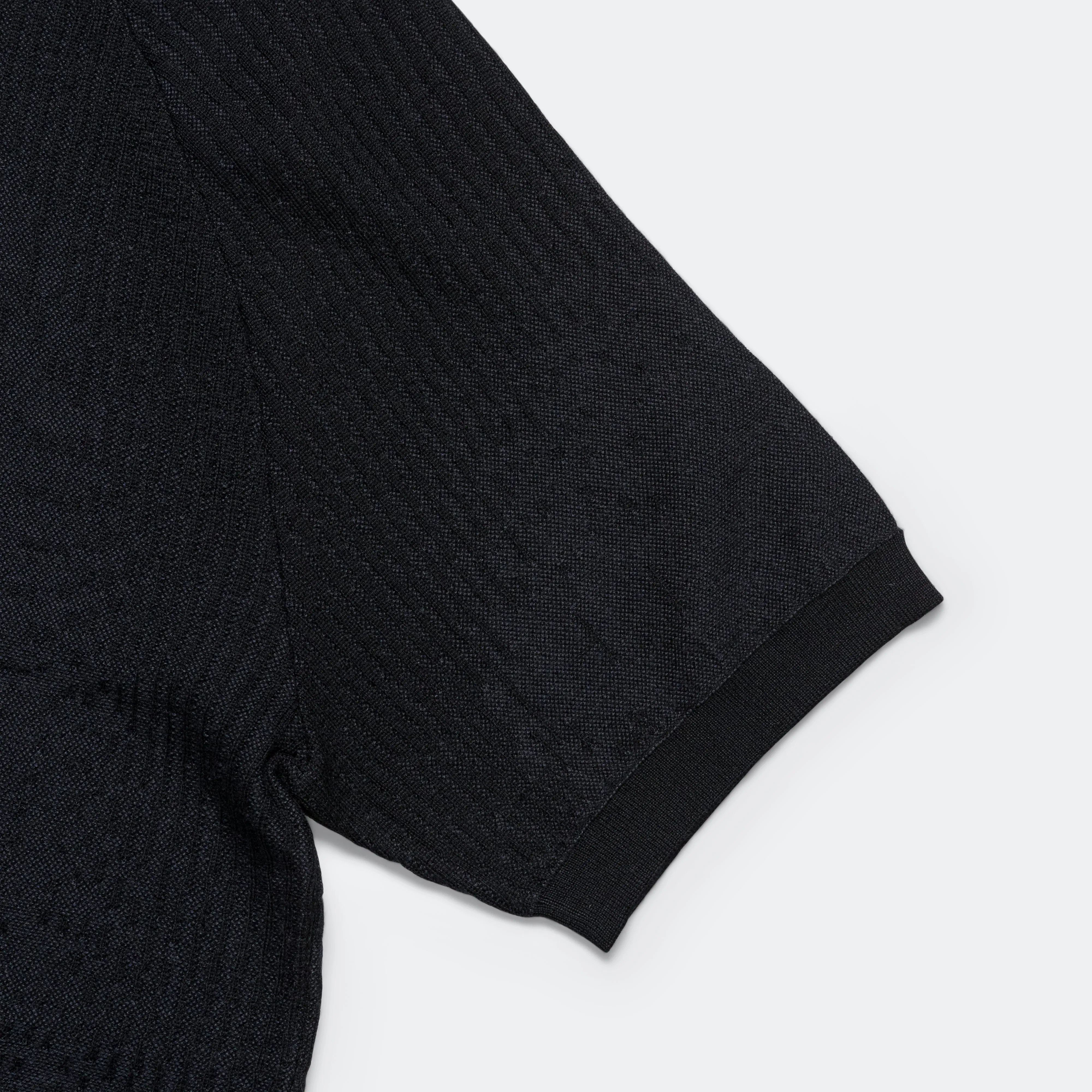 ESC Knit Wool SS Tee - Black