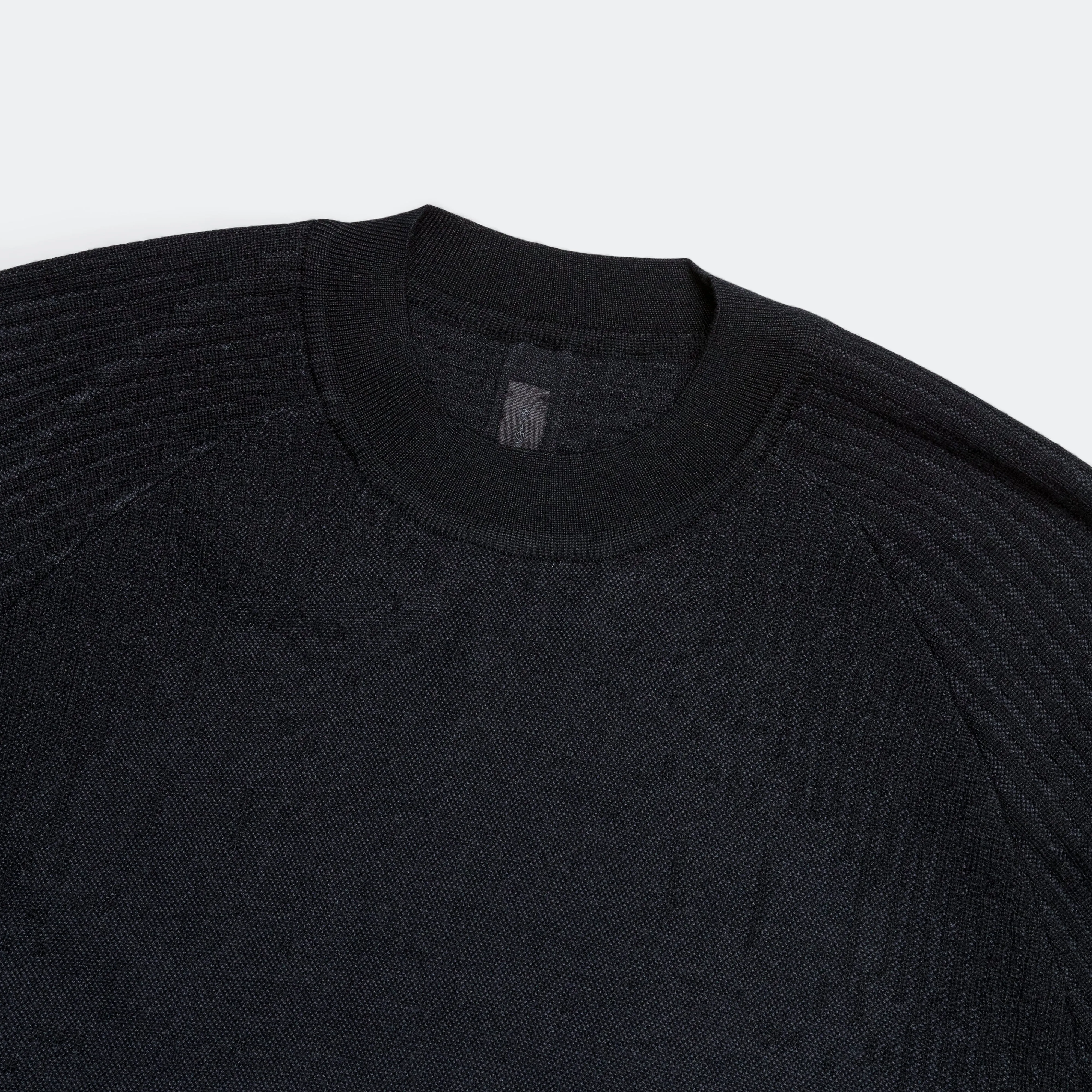 ESC Knit Wool SS Tee - Black