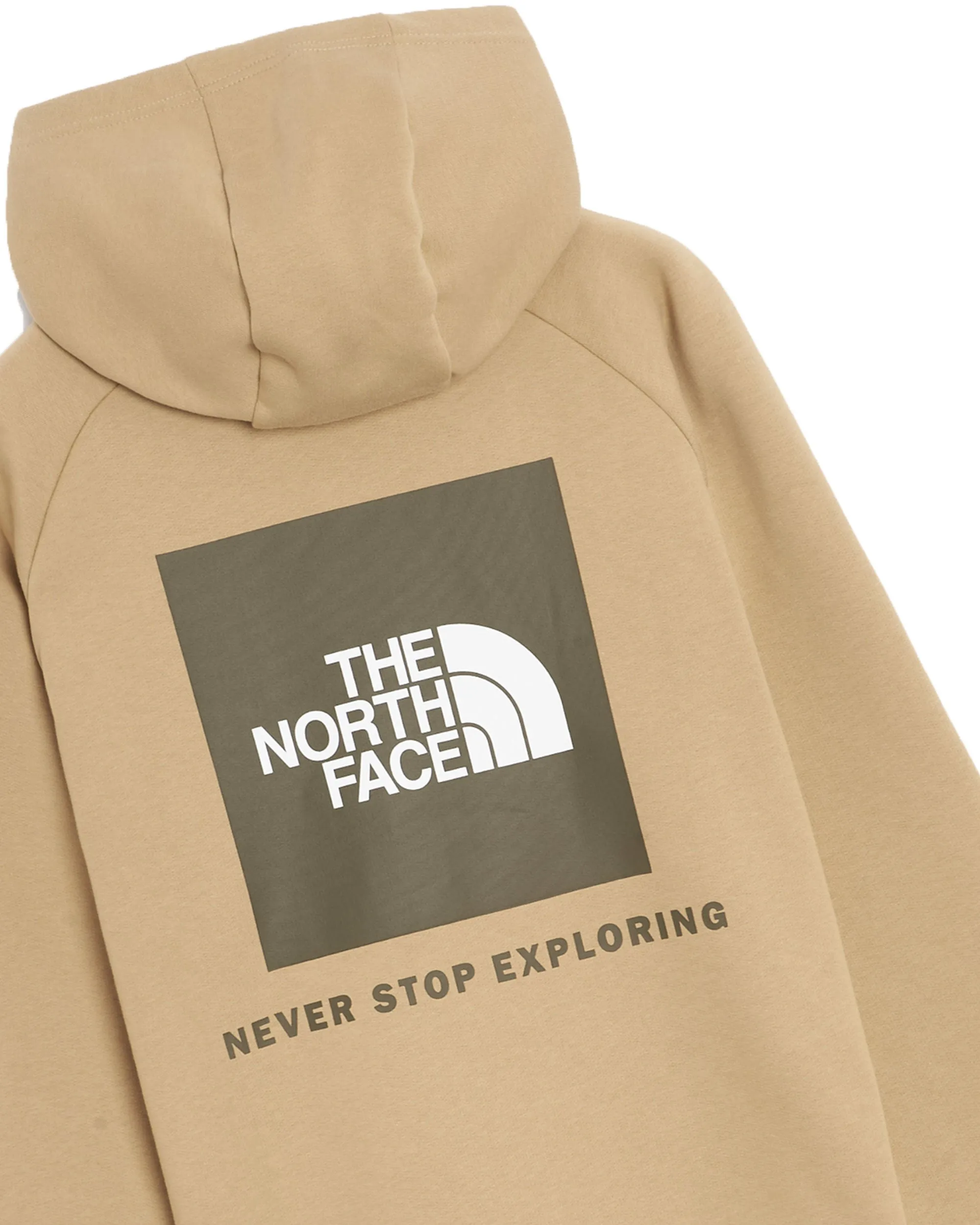 Felpa Uomo The North Face Raglan Redbox Hoodie Khaki Stone