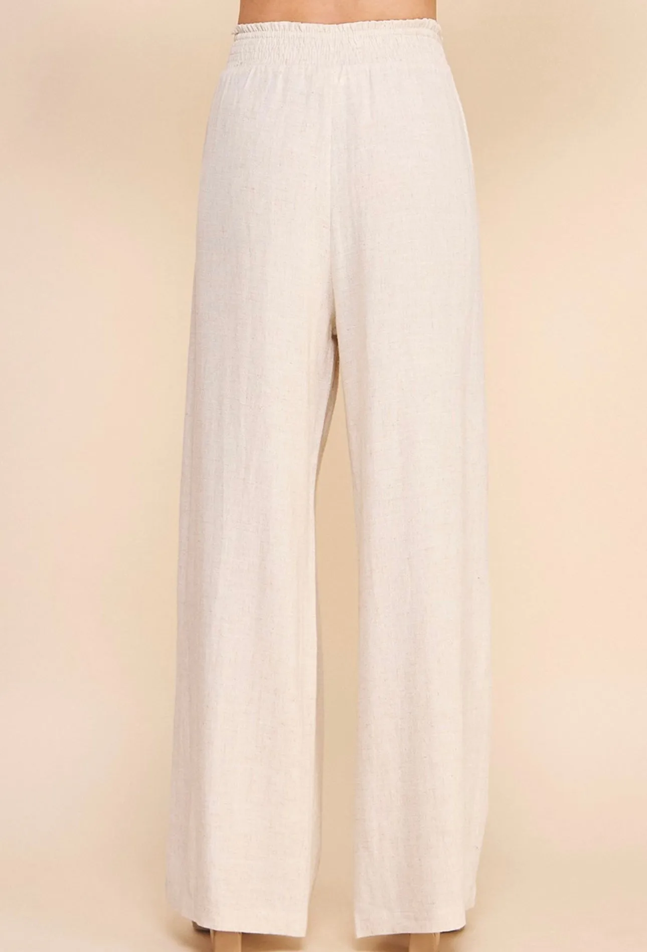 FINAL SALE - Linen Wide Leg Pants - 3 Colors!