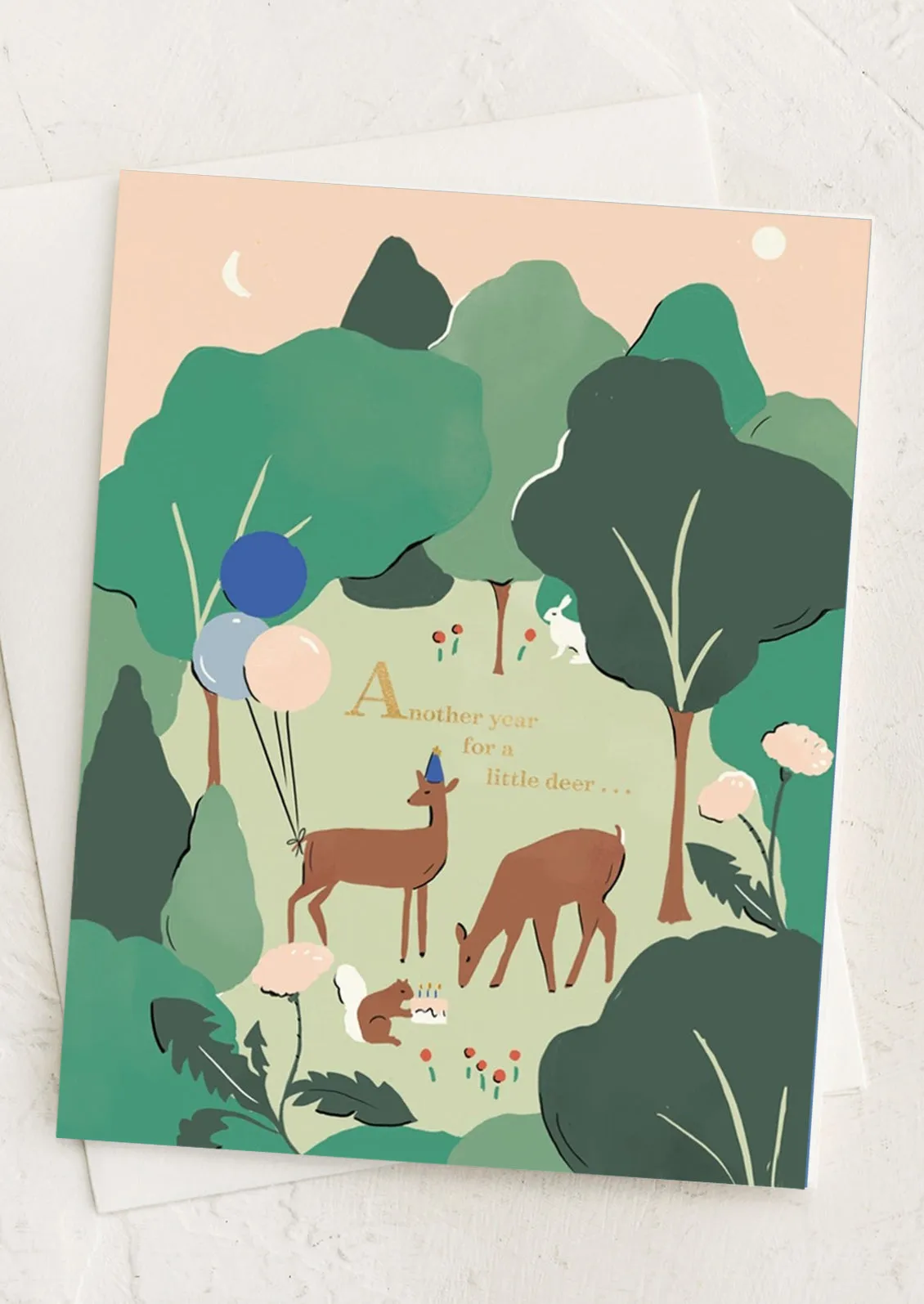 For A Little Deer Birthday Card