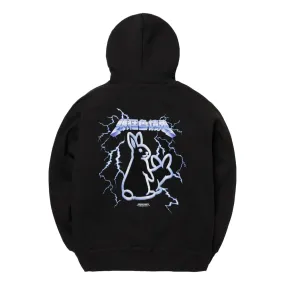 #FR2 METARIC LOGO HOODIE-BLACK