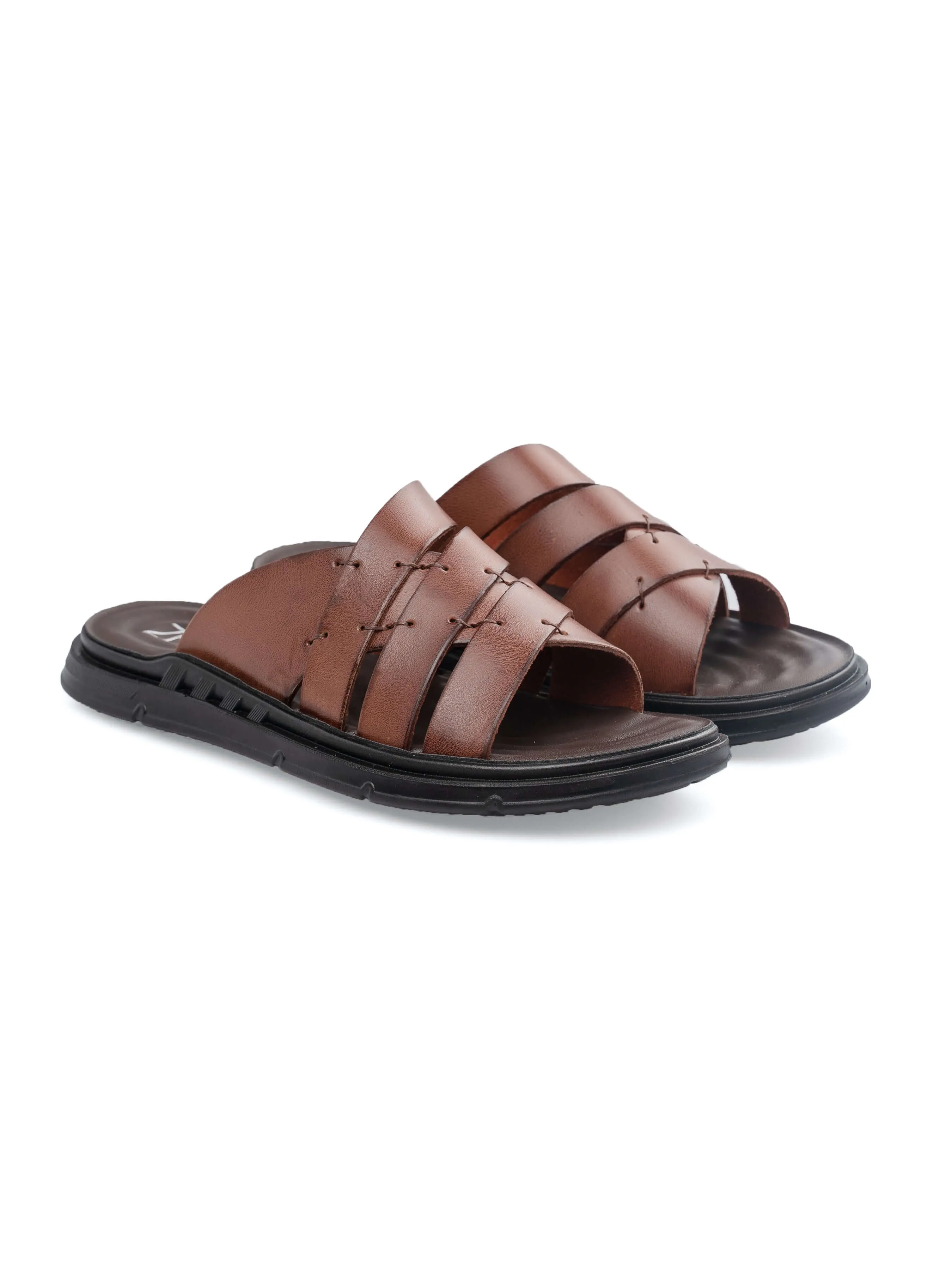 Hael Sandal - Coffee Leather