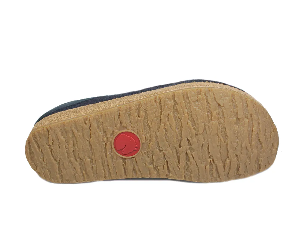 Haflinger Clogs Grizzly Torben Jeans Blue