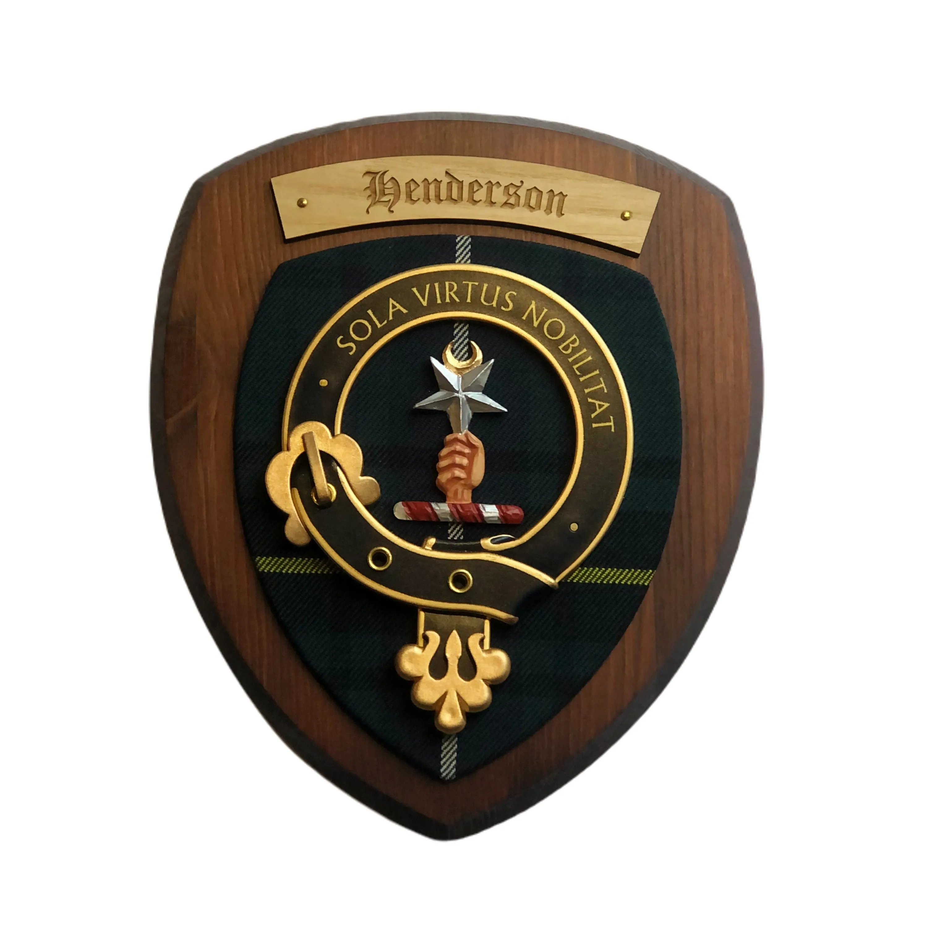 Handmade Clan Crest Wall Plaque | Small