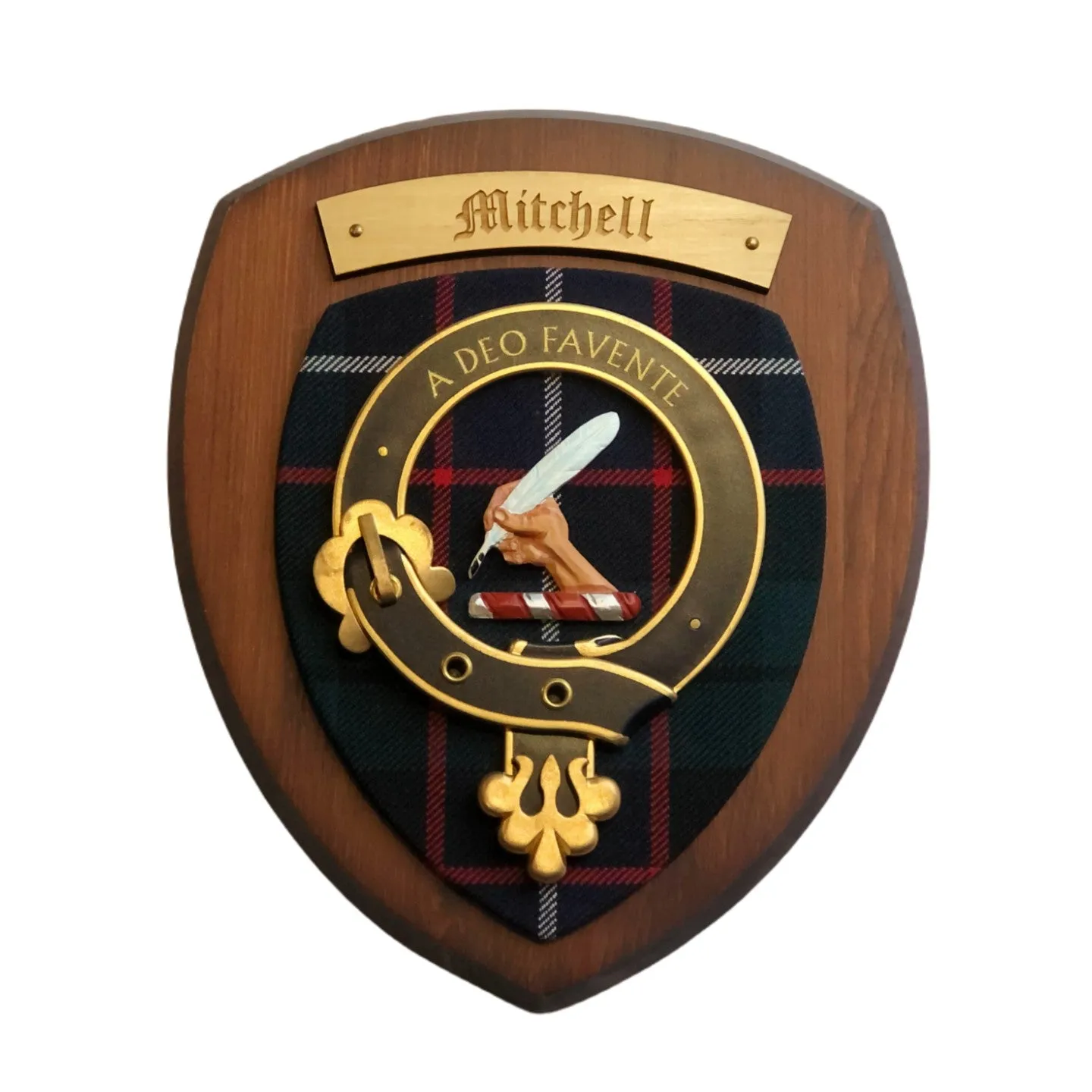 Handmade Clan Crest Wall Plaque | Small