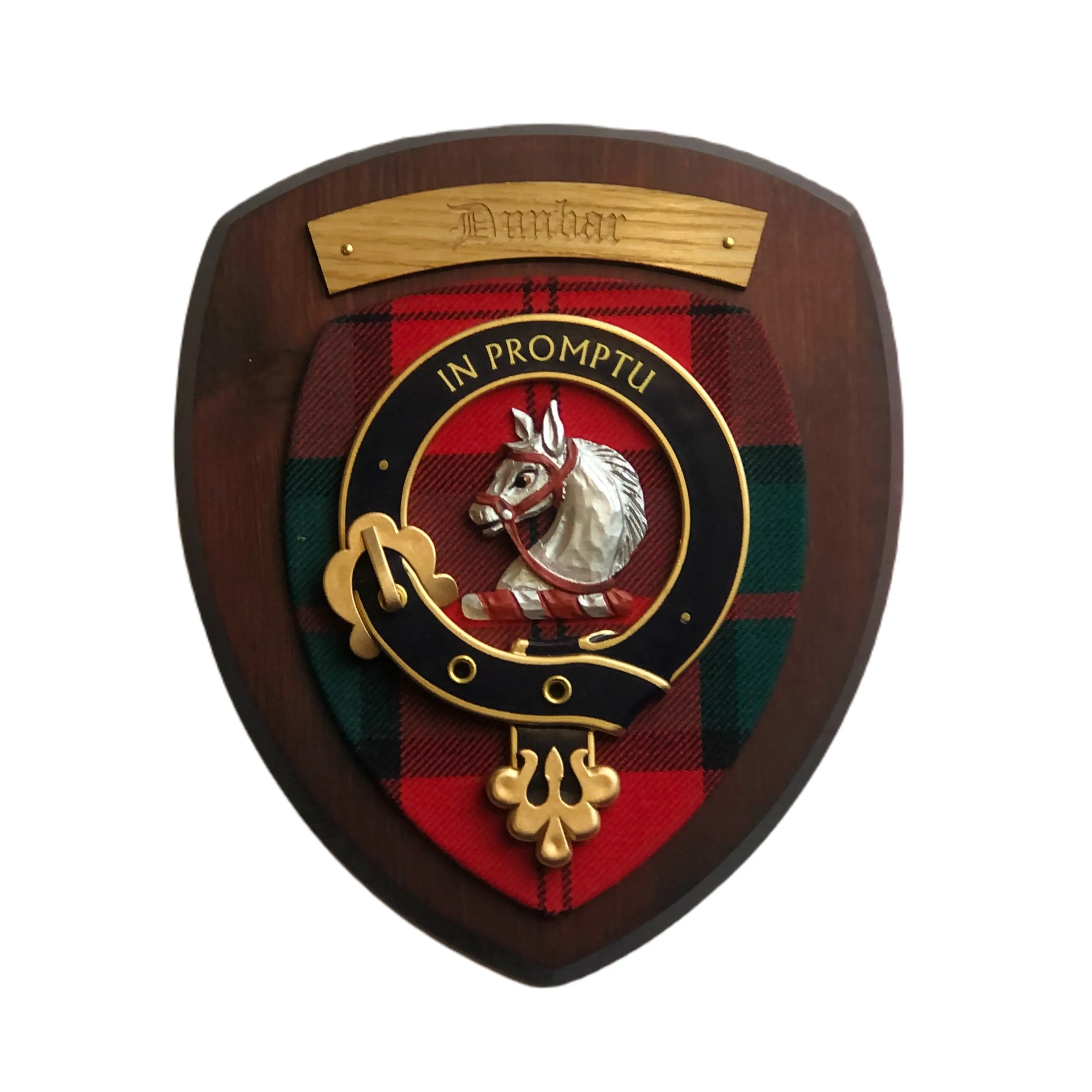 Handmade Clan Crest Wall Plaque | Small