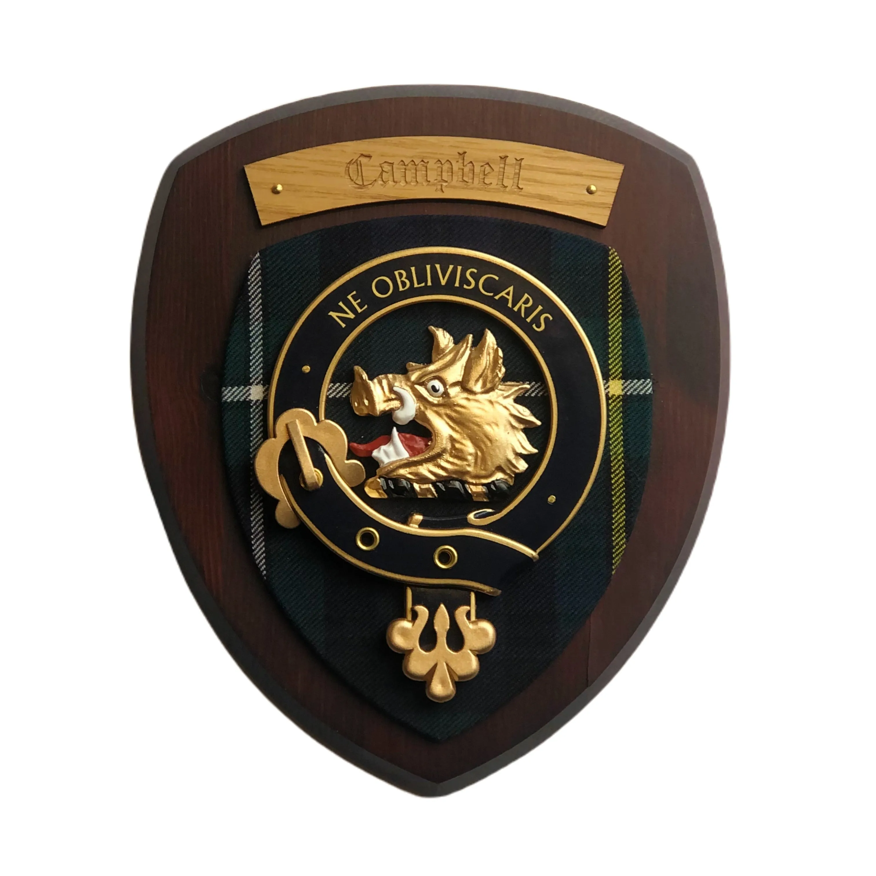 Handmade Clan Crest Wall Plaque | Small