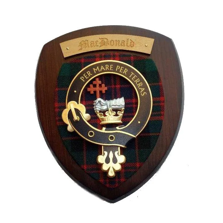 Handmade Clan Crest Wall Plaque | Small