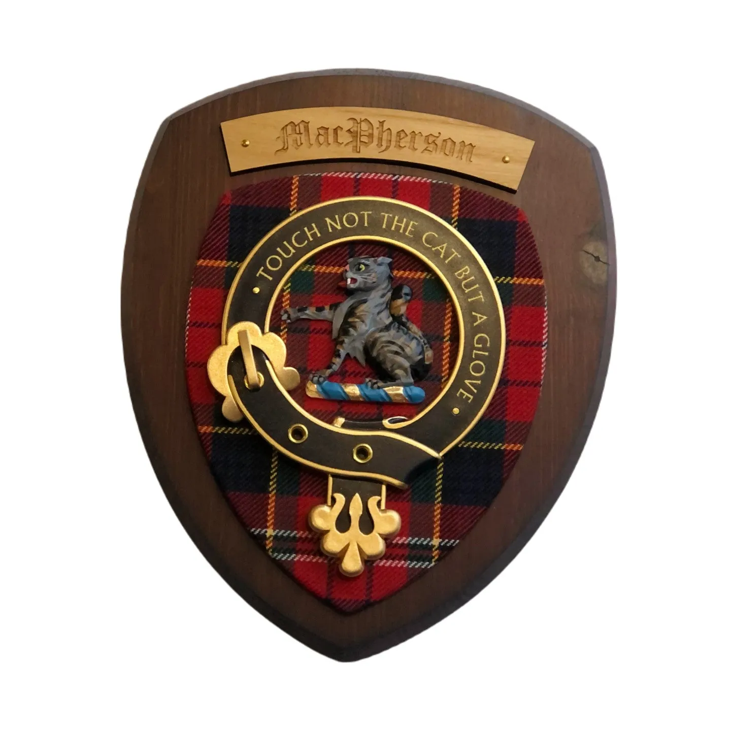 Handmade Clan Crest Wall Plaque | Small