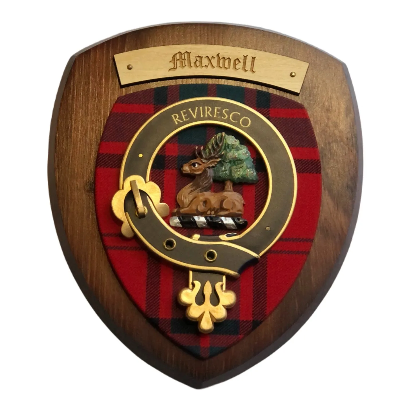 Handmade Clan Crest Wall Plaque | Small