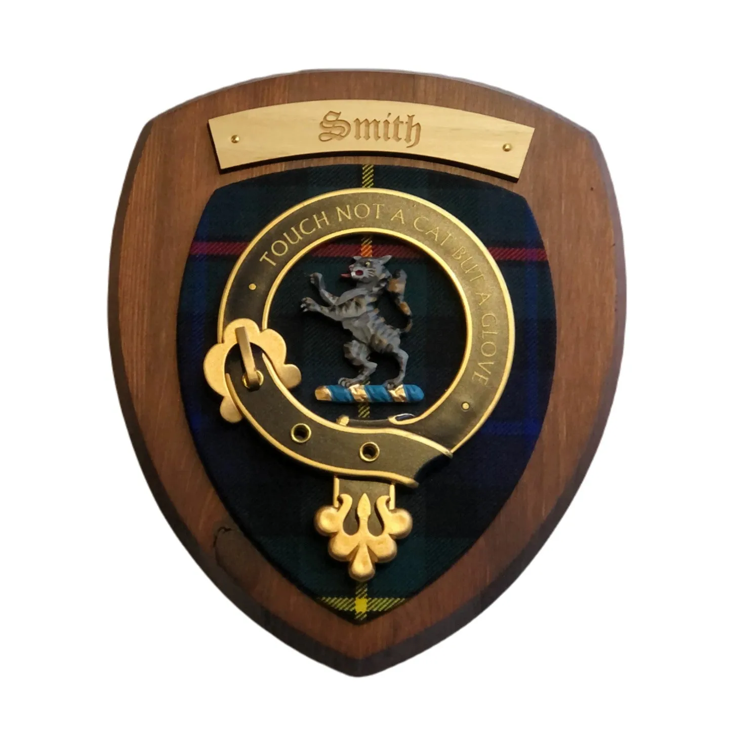 Handmade Clan Crest Wall Plaque | Small