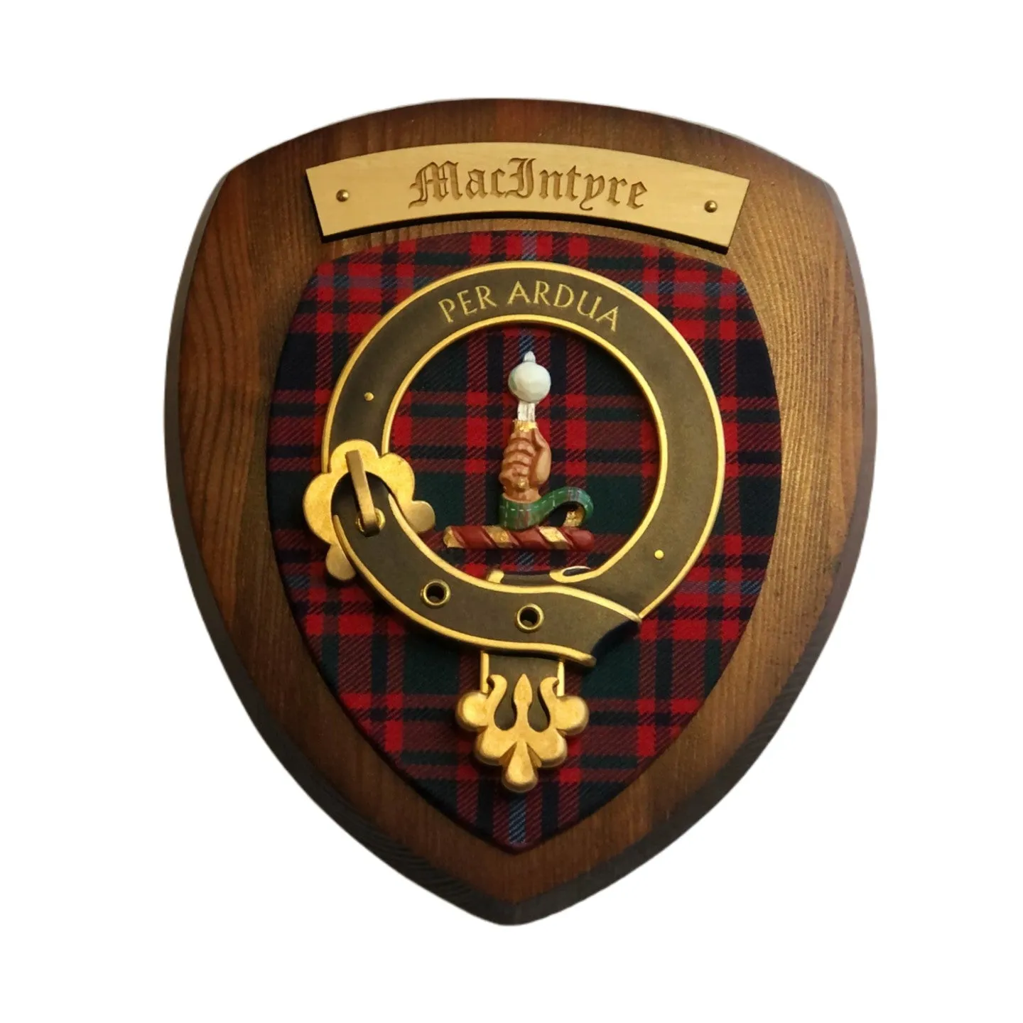 Handmade Clan Crest Wall Plaque | Small