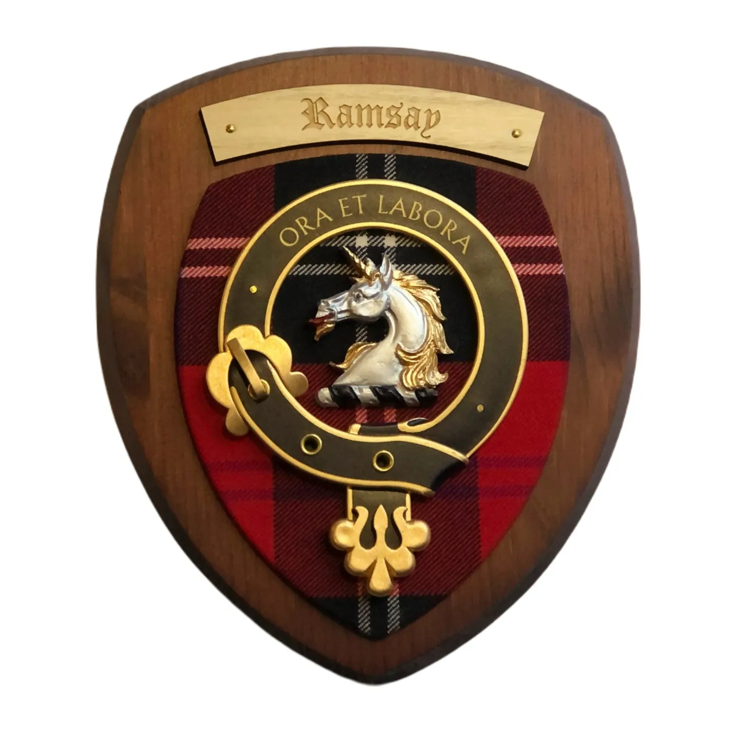 Handmade Clan Crest Wall Plaque | Small