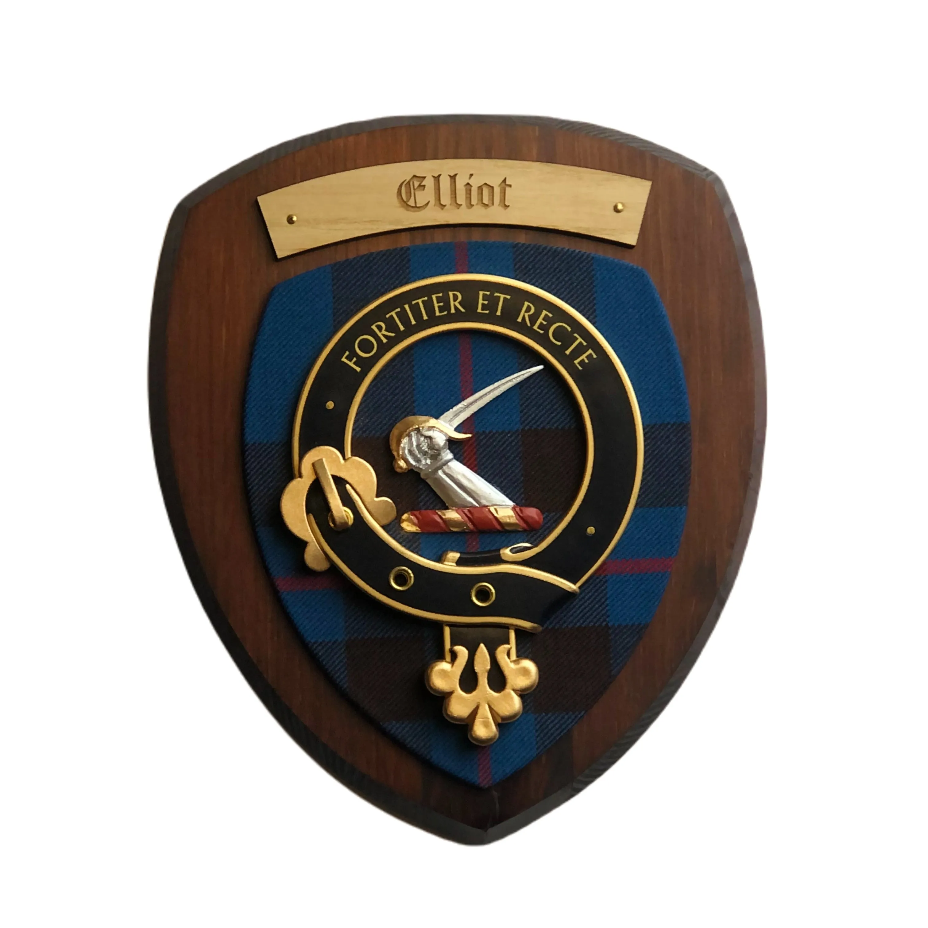 Handmade Clan Crest Wall Plaque | Small