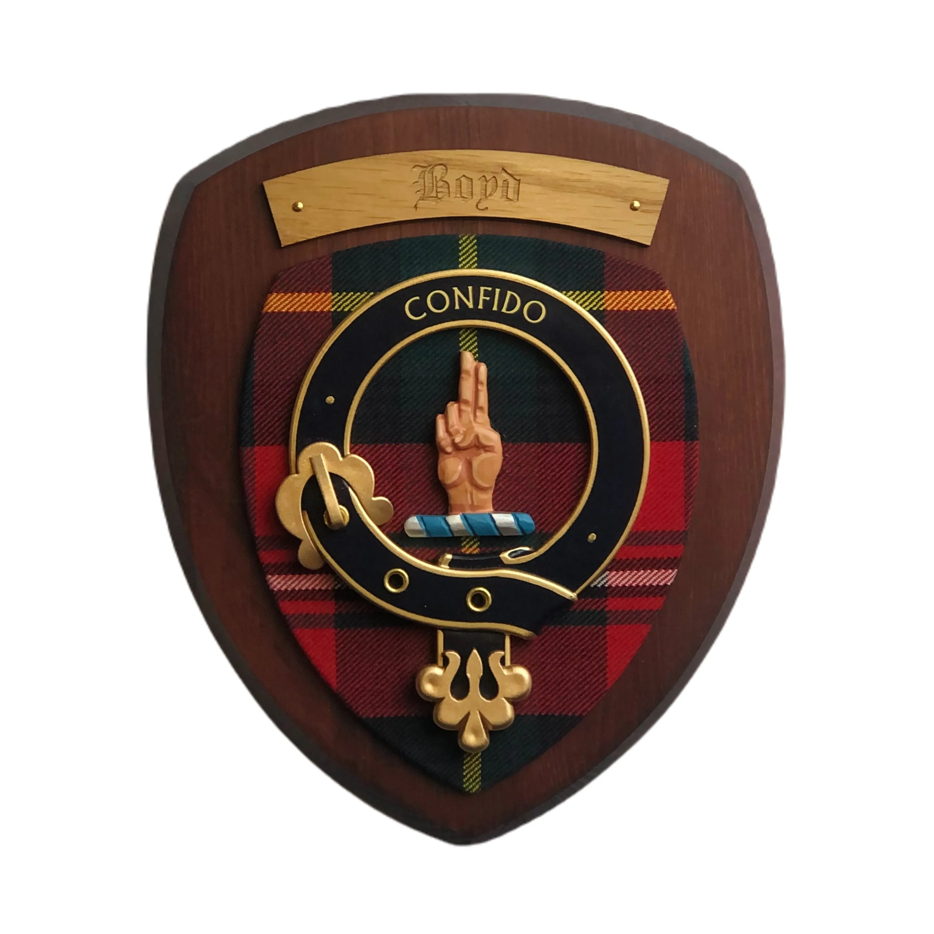 Handmade Clan Crest Wall Plaque | Small